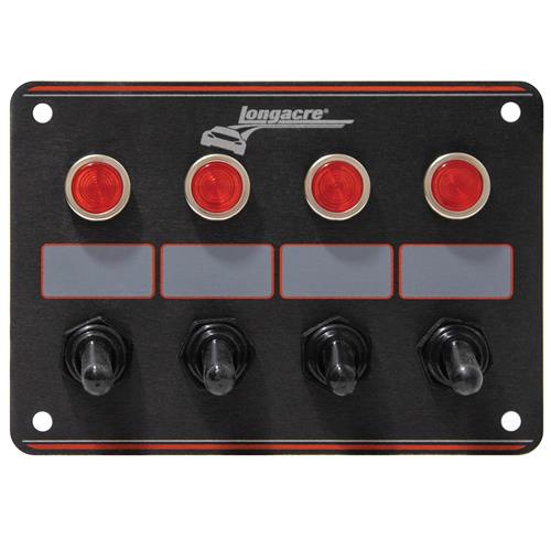 4 Accessory switch panel with 4 pilot lights
